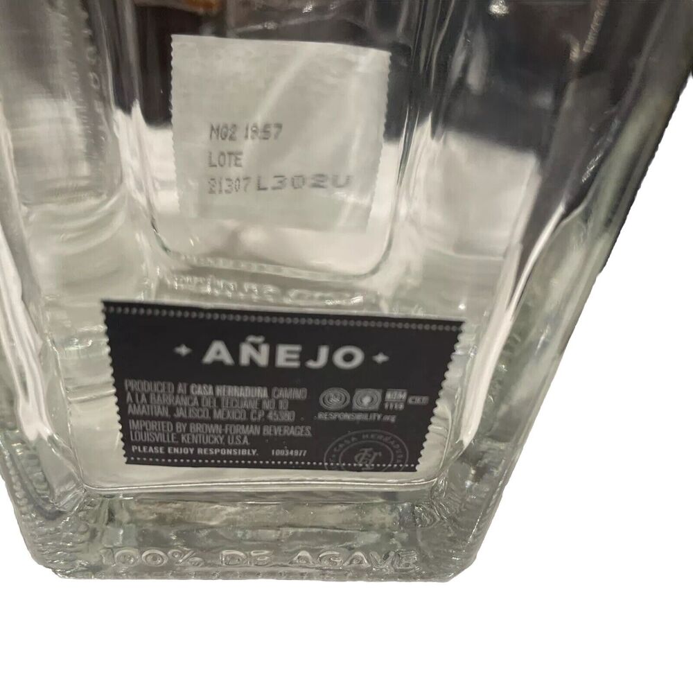 Herradura Ultra - Empty Tequila Glass Bottle - 750ml - Picture 3 of 3
